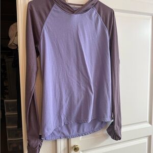 Nike Purple and Brown Women's Hoodie